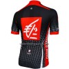 Set Fietsshirt + Korte Koersbroek Caisse d`Epargne Rood Zwart